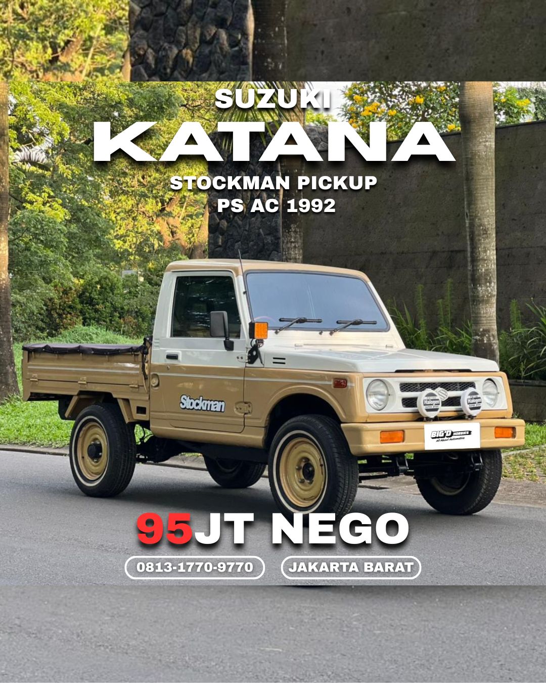 Preview Instagram Suzuki Katana Stockman Pickup BIGD HOBBIES